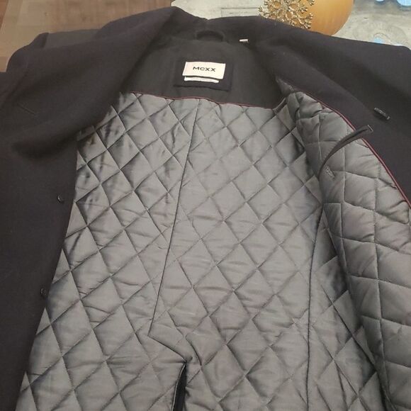 Host p🎈MEXX METROPOLITAN WOOL BLEND PEA COAT - Picture 4 of 8